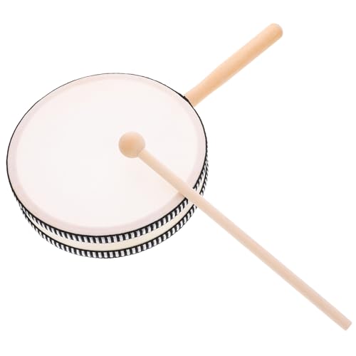 KOMBIUDA Handtrommel Aus Mit Trommelstock Percussion Instrument Für Musikaufklärung Und Kreative Spielstunden von KOMBIUDA