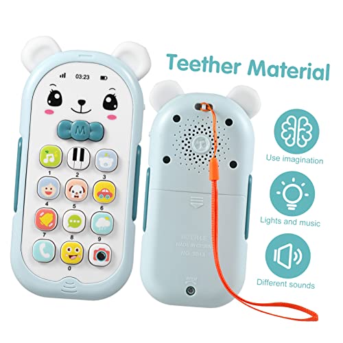 KOMBIUDA Handyspielzeug für Säuglinge Babys Instrumente Handy kindertelefon Babyphone 6 Monate Babyphone 3 Monate Elektronisches Bauteil von KOMBIUDA