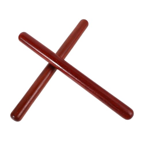 KOMBIUDA Holz Claves Hartholz Percussion Sticks für Orff Musikpädagogik Ergonomisch Geformt Interaktives Lerninstrument Rhythmus und Musikinstrument für Kindergarten und Zuhause KOMBIUDA Holz Claves Hartholz Percussion Sticks für Orff Musikpädagogik Ergonomisch Geformt Interaktives Lerninstrument Rhythmus und Musikinstrument für Kindergarten und Zuhause von KOMBIUDA
