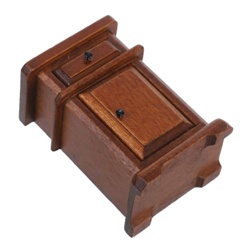 KOMBIUDA Holz Nachttisch Stabil Kompakt Vielseitig Miniatur Beistellschrank Puppenhaus Zubehör KOMBIUDA Holz Nachttisch Stabil Kompakt Vielseitig Miniatur Beistellschrank Puppenhaus Zubehör von KOMBIUDA