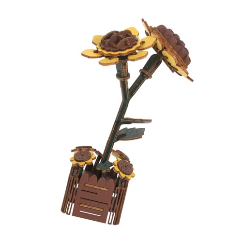 KOMBIUDA Holzpuzzle Blumen Sonnenblumen Bastelset Für Erwachsene DIY Holzpflanzendekor Sonnenblumen Spielzeugbausatz Puzzle 3D Blumenmodell Bastelset Holz KOMBIUDA Holzpuzzle Blumen Sonnenblumen Bastelset Für Erwachsene DIY Holzpflanzendekor Sonnenblumen Spielzeugbausatz Puzzle 3D Blumenmodell Bastelset Holz von KOMBIUDA