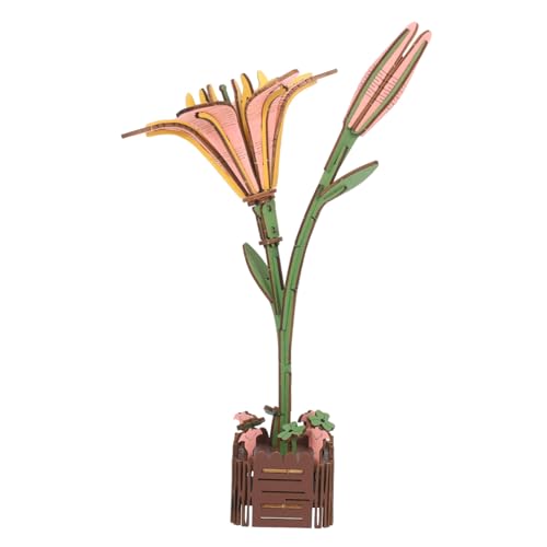 KOMBIUDA Holzpuzzle Blumenstrauß DIY Bausatz Lilie Holzblumen Puzzle zum Selbstbauen für Erwachsene Valentinstag Dekoration KOMBIUDA Holzpuzzle Blumenstrauß DIY Bausatz Lilie Holzblumen Puzzle zum Selbstbauen für Erwachsene Valentinstag Dekoration von KOMBIUDA