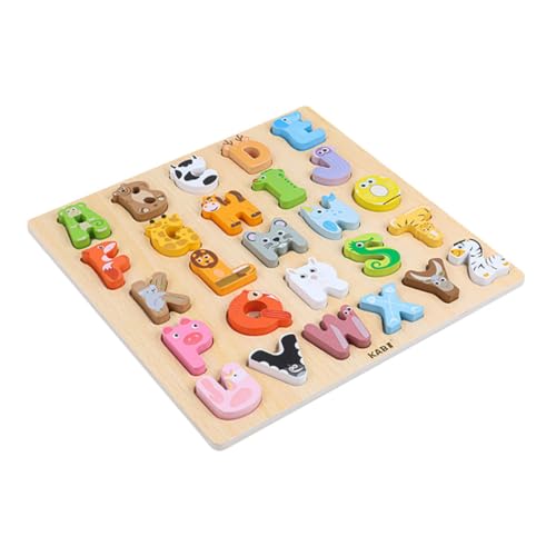 KOMBIUDA Holzpuzzle Für Interaktives Lernspielzeug Zur Der Kognitiven Fähigkeiten Pädagogisches Für Kleinkinder Holzspielzeug Für Zu Hause Ideal Für Jungen Und ädchen Ab von KOMBIUDA