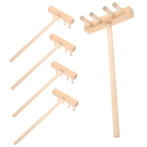 KOMBIUDA Holzrechen Set Dekorative Rake Für Sandspielzeuge x Kreatives Zubehör Für Sandkästen Und Sandtische Ideal Für Und Spielzeugliebhaber von KOMBIUDA