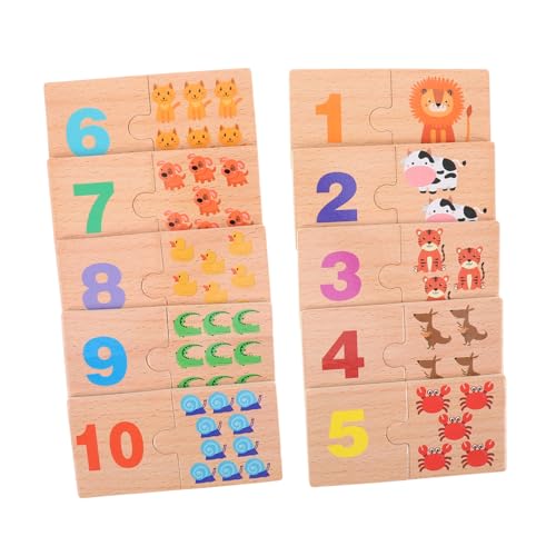 KOMBIUDA Holzspielzeug zur Zahlenerkennung für Vorschulkinder Mathematisches Lernspiel für Jahre Frühe Bildung Zählfähigkeiten und Kognitiver Entwicklung KOMBIUDA Holzspielzeug zur Zahlenerkennung für Vorschulkinder Mathematisches Lernspiel für Jahre Frühe Bildung Zählfähigkeiten und Kognitiver Entwicklung von KOMBIUDA