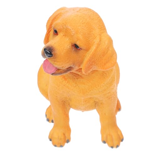 KOMBIUDA Hundepuppe Haustier Hund Modell Vorbildlicher Hund Realistische Welpenmodelle Desktop-hundedekoration Simulationshundefigur Hundemodell Aus Kunststoff Hundefigur Modell Plastik von KOMBIUDA