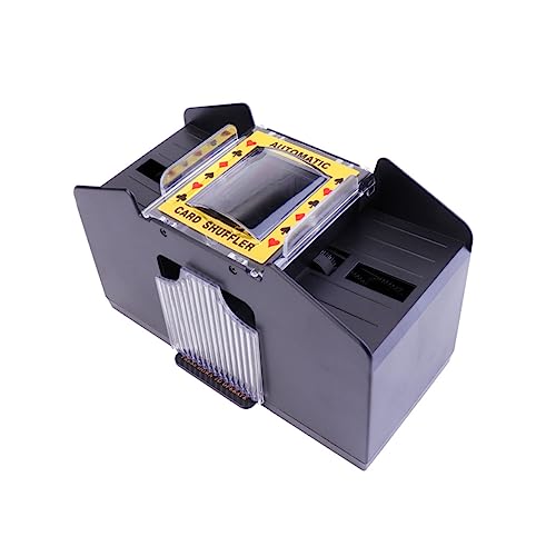 KOMBIUDA Professioneller Pokerkartenautomat automatisch elektrisch für 4 Kartendecks Keine Batterie erforderlich für Poker Bridge und Wettbewerbe von KOMBIUDA