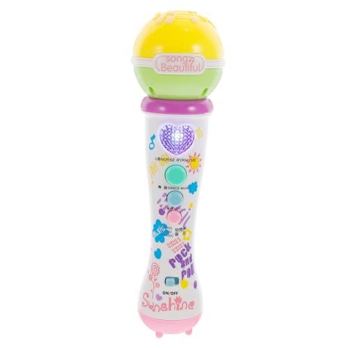 KOMBIUDA Kindermikrofon Musikmikrofon Spielzeug Für Kinder Kabelloses Karaoke Kinder Mikrofone Musikalisches Spielzeug Ktv Mikrofon Mikrofonlautsprecher Singendes Mikrofon Plastik Colorful von KOMBIUDA