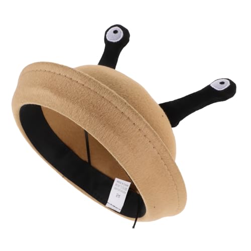 KOMBIUDA Kleine Runde Hut mit Kreativem Schneckenaugen Design Modisch Leicht Langlebig Warm für Herbst und Winter Geschenkidee für Jungen und Mädchen Hellbraun KOMBIUDA Kleine Runde Hut mit Kreativem Schneckenaugen Design Modisch Leicht Langlebig Warm für Herbst und Winter Geschenkidee für Jungen und Mädchen Hellbraun von KOMBIUDA