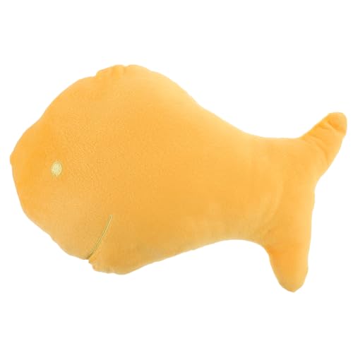 KOMBIUDA Kopfkissen Süßes Kuschelkissen Plüschpuppe Kuscheltiere Plüschtier Stofftierpuppe Kawaii Stofftier Kuscheltier Plüsch Stofftierkissen Plüschspielzeug Pp Baumwolle Yellow von KOMBIUDA