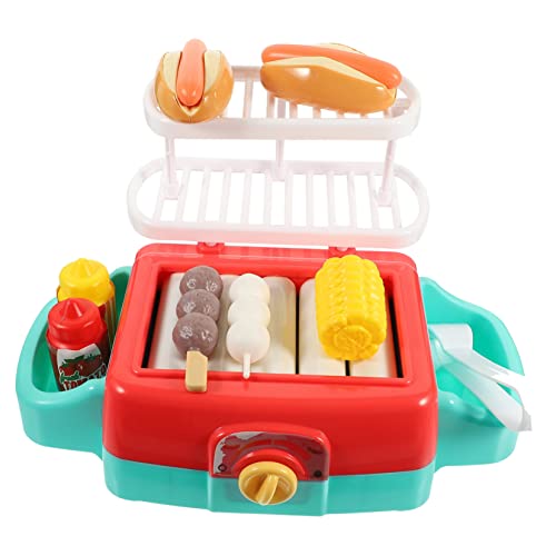 KOMBIUDA Outdoorküche Für Kinder 1 Set Grill Für Realistisches Grillspielzeug Aus Simulation Küchengerät Ideal Für Rollenspiele Und Kreatives Batteriefrei Kinder Grill Spielzeug von KOMBIUDA