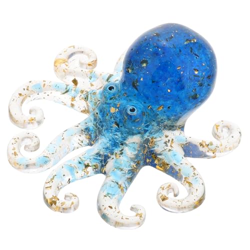 KOMBIUDA Kristall-oktopus-Ornament Rückspiegelaufkleber Zubehör Elastisches Band Dekoration Kleben Kostüm-Sonnenbrille Gesichts-decklack Decklack in Gesichtsfarbe Sauglampen Kristall-epoxy von KOMBIUDA