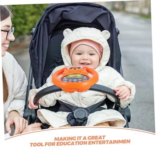 KOMBIUDA Lenkradspielzeug Abnehmbar für Kinderwagen Realistische Simulation Fördert Kognitive Entwicklung und Motorische Fähigkeiten Tragbar für Indoor Outdoor-Spiel Interaktives KOMBIUDA Lenkradspielzeug Abnehmbar für Kinderwagen Realistische Simulation Fördert Kognitive Entwicklung und Motorische Fähigkeiten Tragbar für Indoor Outdoor-Spiel Interaktives von KOMBIUDA