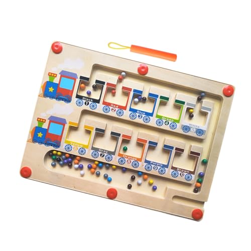 KOMBIUDA Farbsortier-matching-spiel Magnetisches Farb Und Zahlen Sortierspielzeug Für Kleinkinder Montessori Lernspiel Für 3 6 Jahre Alte Motorikspielzeug Mit Magnetischer Puzzle Funktion Geschenkidee von KOMBIUDA