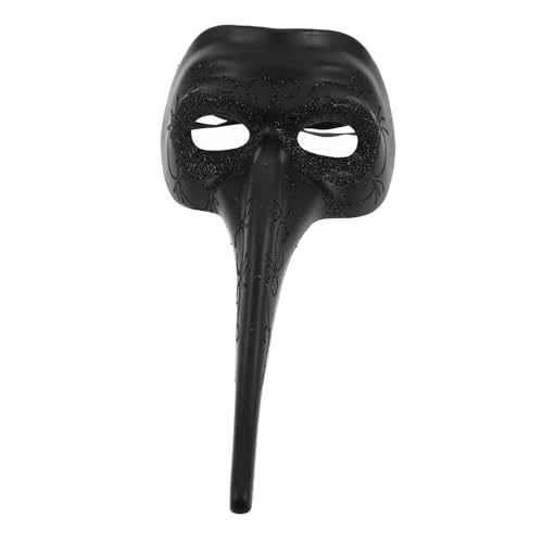 KOMBIUDA Maske Halloween Herrenkostüme Halloweenkostüme Für Herrenkostüm Halloween Damen Halloweenkostüme Herrenkostüme Für Halloween Langnasenkostüm Kunststoff Schwarz von KOMBIUDA