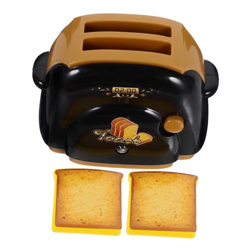 KOMBIUDA Küchenspielzeug Für Jungen Und Mädchen Batteriebetriebener Mini-Toaster Brotbackautomat Für Kinder Pädagogisches Spielset Sicher Für Kleinkinder Spielzeug-küchengeräte von KOMBIUDA