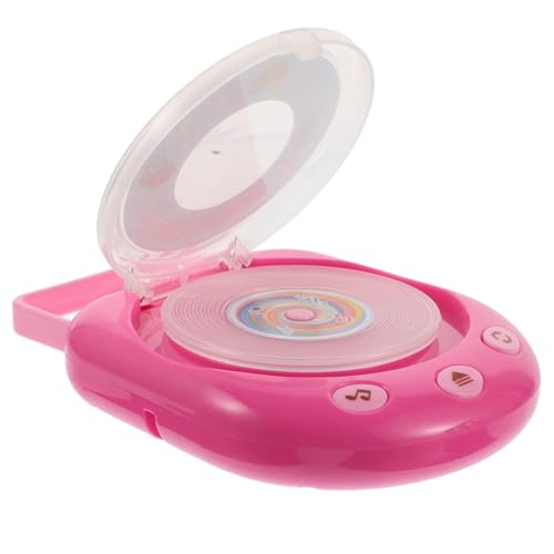 KOMBIUDA Mini-cd-Player Spielzeug Für Jungen Und Mädchen Musik-stanzmaschine Für Jungen Und Mädchen Plattenspieler Im Vintage-Stil von KOMBIUDA