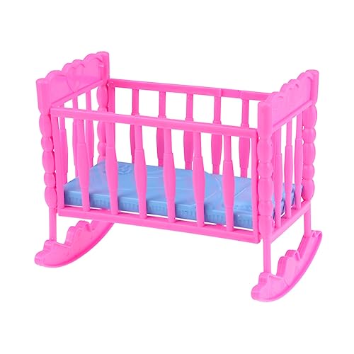 KOMBIUDA Mini Schlafschaukelbett Für Farbenfrohes Rollenspielspielzeug Für Zuhause Ideales Babybett Für Kreatives Im Kinderzimmer Fördert Fantasie Und Entspannung von KOMBIUDA