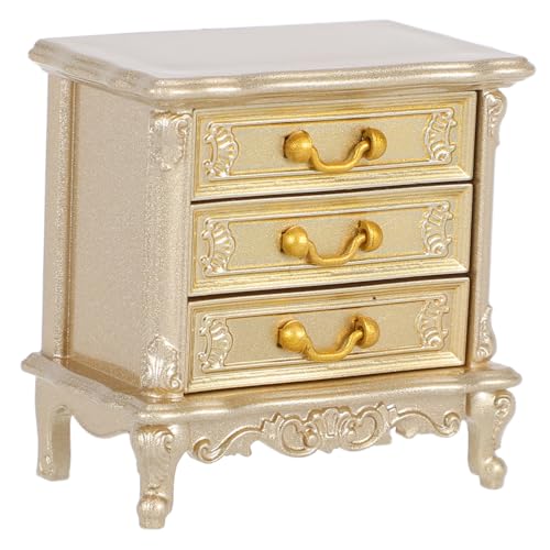 KOMBIUDA Miniatur Vintage Nachttisch Kompakter Holzschrank Puppenhaus Möbel Dekorativer Schubladenschrank Für Schlafzimmer Deko Kleiner Schrank KOMBIUDA Miniatur Vintage Nachttisch Kompakter Holzschrank Puppenhaus Möbel Dekorativer Schubladenschrank Für Schlafzimmer Deko Kleiner Schrank von KOMBIUDA