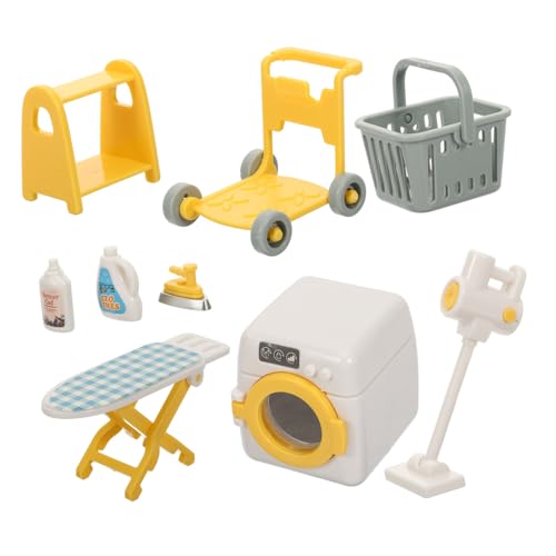 KOMBIUDA 1 Set Miniatur Waschmaschine Für Puppenhaus Simuliertes Für Miniatur Haushaltsgerät Für Kreatives Im Puppenhaus Perfekt Für Rollenspiele Und DIY öbelgestaltung von KOMBIUDA