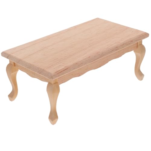 KOMBIUDA Miniaturtisch Aus Holz Puppenmöbel Wohnzimmer Deko Miniaturen Und Stühle Minitisch Für Basteln Kleiner Teetisch Modell KOMBIUDA Miniaturtisch Aus Holz Puppenmöbel Wohnzimmer Deko Miniaturen Und Stühle Minitisch Für Basteln Kleiner Teetisch Modell von KOMBIUDA