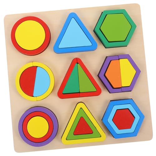 KOMBIUDA Aufklärung Spielzeug Für Kinder Montessori Geometrie Formen Holzspielzeug 1 Set Bausteine Für Frühes Lernen Pädagogische Spielzeuge Für Zur Von Farben Und Formen Ideal Für Kleinkinder Und von KOMBIUDA