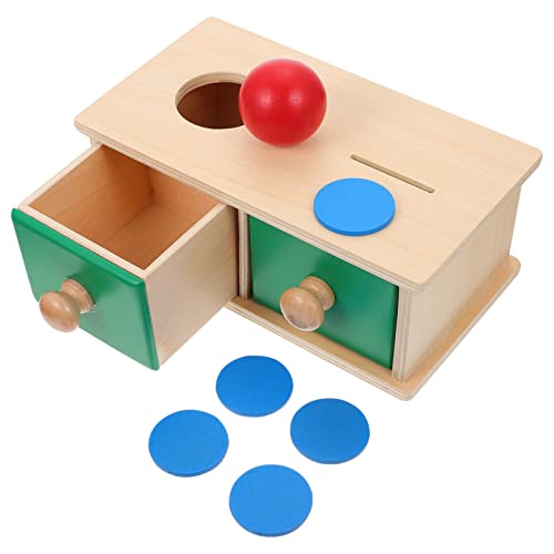 KOMBIUDA Montessori Set 1 Set Holzspielzeug Für Frühkindliche Bildung Zielbox Mit Kugeln Für Hand Augen Koordination Bedeutungsvolles Motorikspielzeug Für Jungen Und ädchen Ab 1 Jahr von KOMBIUDA