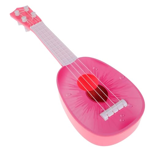 KOMBIUDA Musikalisches Spielzeug Ukulele Musikinstrumente, Spielzeug -gitarrenspielzeug Musikinstrument-Spielzeug Instrumente Spielzeug Musikspielzeug Kinder Gitarre Plastik Rosa von KOMBIUDA