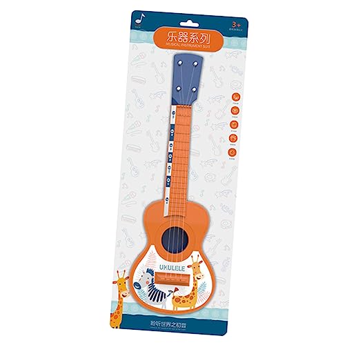 KOMBIUDA Musikinstrumentenmodell Gitarre Für Anfängerkinder Ukulele-Gitarre Für Pädagogisches Gitarren-musikspielzeug Mini-Gitarre Ukulele Für Erwachsene Gitarre Plastik von KOMBIUDA