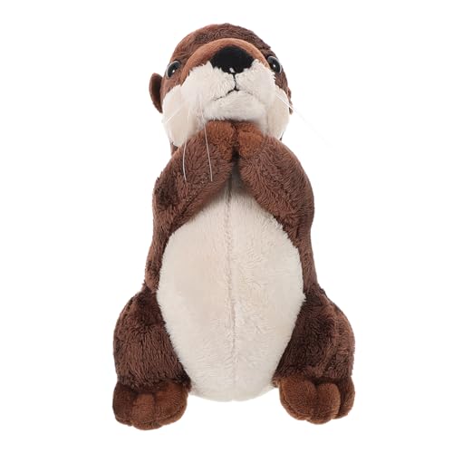 KOMBIUDA Otterpuppe stofftier Otter Kuscheltiere für Mädchen süße Kuscheltiere kleine Kuscheltiere Tierspielzeug Kuscheltiere für Jungen Niedliche Sache Plüschtiere Baumwolle von KOMBIUDA