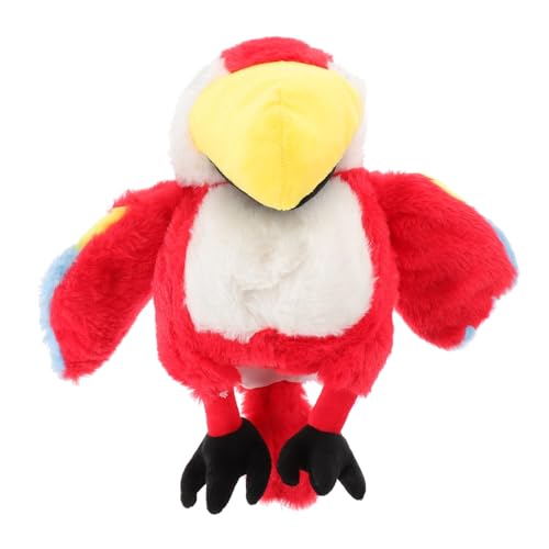 KOMBIUDA Interaktives üsch Papagei Handpuppe Lustige Vogel Handpuppe Für Geschichtenerzählen Für Kuscheliges Tier Für Kreative Spiele von KOMBIUDA