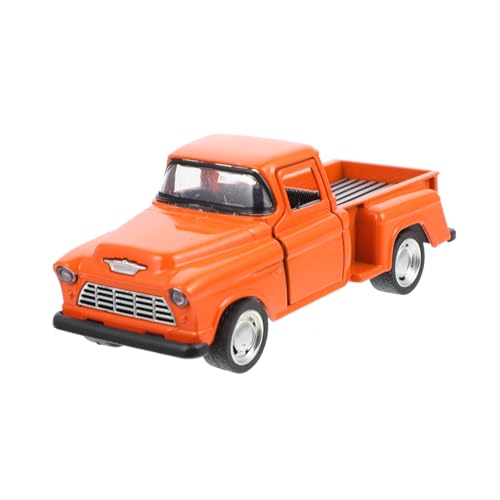 KOMBIUDA Pickup-Truck-Modell Auto klein LKW-Fahrzeugmodell LKWs Dinosaurier-LKW- bastelset basteln für Kid Toys Miniatur-LKW Geländewagen-Modell Legierung Orange von KOMBIUDA