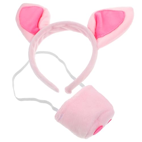 KOMBIUDA Pig Kostüm Schwein Nase Stirnband Tierohren Haarreif Cosplay Requisiten für Karneval Halloween Party Erwachsene KOMBIUDA Pig Kostüm Schwein Nase Stirnband Tierohren Haarreif Cosplay Requisiten für Karneval Halloween Party Erwachsene von KOMBIUDA