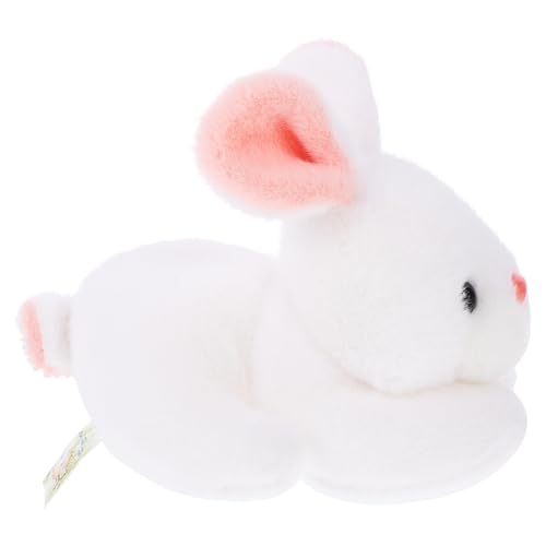 KOMBIUDA Plüschhase Kuscheltier für bidoof Plush hasenkuscheltiere Bunny Plush Hase Babyspielzeug Stoffhase Kaninchen PP Baumwolle Weiß von KOMBIUDA