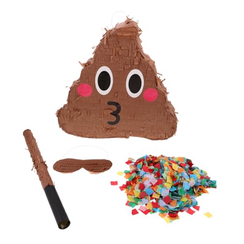 KOMBIUDA Poop Pinata Party Augenbinde und Konfetti Lustige Geburtstagsdekoration für Erwachsene Einfach Aufzuhängen Partyspiel für Drinnen und Draußen Zufällige Farbe KOMBIUDA Poop Pinata Party Augenbinde und Konfetti Lustige Geburtstagsdekoration für Erwachsene Einfach Aufzuhängen Partyspiel für Drinnen und Draußen Zufällige Farbe von KOMBIUDA
