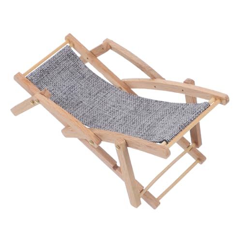 KOMBIUDA Strandkörbe Strand Bastelset Basteln Für Gieskanne Kinderspielzeug Modellmöbel Children Toys Spielzeuge Mini-Ornament Mini-Stuhl Mini-liegestuhl Holz von KOMBIUDA