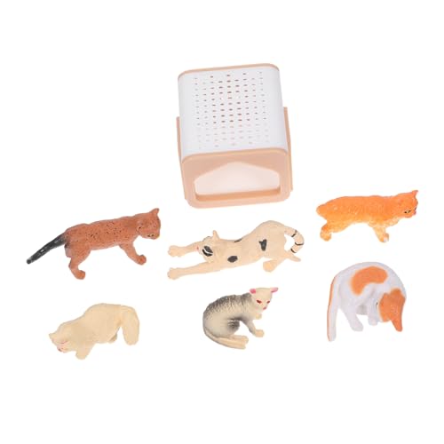 KOMBIUDA Puppenhaus Deko Realistisch Detailgetreu Lernspielzeug für Geburtstag Dollhouse Cat Zubehör KOMBIUDA Puppenhaus Deko Realistisch Detailgetreu Lernspielzeug für Geburtstag Dollhouse Cat Zubehör von KOMBIUDA