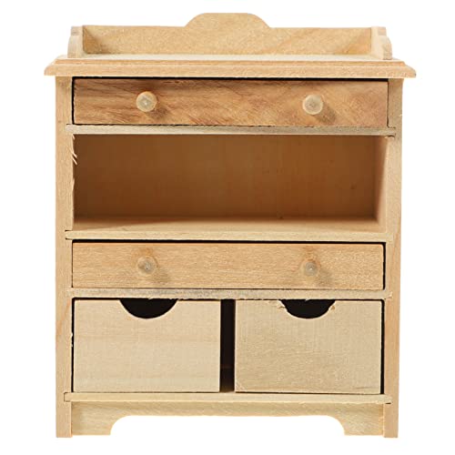 KOMBIUDA Miniaturmöbel Puppenhaus Holzschrankmodell Maßstab 1:12 Wandregal Dekoration Ornament Langlebig Einfach KOMBIUDA Miniaturmöbel Puppenhaus Holzschrankmodell Maßstab 1:12 Wandregal Dekoration Ornament Langlebig Einfach von KOMBIUDA