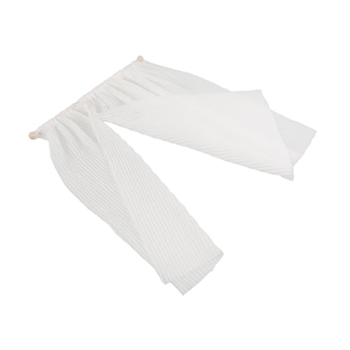 KOMBIUDA Puppenhaus Möbel Vintage Miniatur Fenster Gardinen Transparent Leicht Elegant Kurze Dekorative Gardinen Für Kleine Fenster Puppenhaus Zubehör KOMBIUDA Puppenhaus Möbel Vintage Miniatur Fenster Gardinen Transparent Leicht Elegant Kurze Dekorative Gardinen Für Kleine Fenster Puppenhaus Zubehör von KOMBIUDA