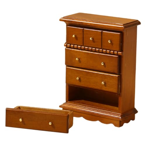 KOMBIUDA Miniatur Holzschrank Modell Für Puppenhaus Vintage Möbelstück Für Dekoration Im Mini-Haus Detailgetreu Und Elegant Für Schlafzimmer Oder Esszimmer KOMBIUDA Miniatur Holzschrank Modell Für Puppenhaus Vintage Möbelstück Für Dekoration Im Mini-Haus Detailgetreu Und Elegant Für Schlafzimmer Oder Esszimmer von KOMBIUDA