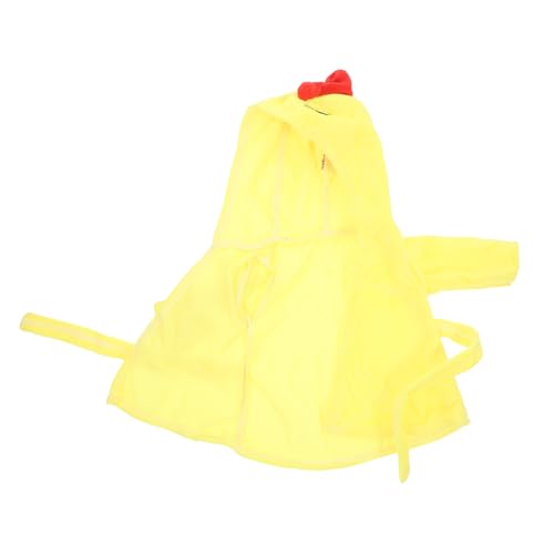 KOMBIUDA Puppenpyjama Puppenkleidung für Neugeborene Puppensachen wiedergeborene Puppenkleidung Puppenrobe Puppenanziehsachen süßes Puppengewand kompaktes Puppenkostüm Flanell Yellow von KOMBIUDA