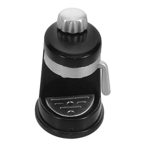 KOMBIUDA Puppenstuben-Kaffeemaschine Puppenhaus Kaffeemaschine Puppenhaus Zubehör Mini Kaffeeautomat Mini-Kuchenform Mini- Mini-Puppenhausmöbel kaffeemaschine Plastik Black von KOMBIUDA