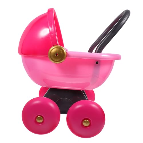 KOMBIUDA Puppe Kinderwagen Spielset Mini Warenkorb Handwerk Komfortable Gefühl Für Baby Mädchen 1pc von KOMBIUDA