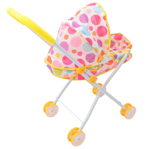 KOMBIUDA Puppenwagen puppenmöbel doll Stroller Puppen-Buggy Mini-Puppenkinderwagen-Requisite Kleinkind-Kinderwagen Spielzeug Puppensachen Kinderwagen für Kinderpuppen Oxford-Stoff von KOMBIUDA