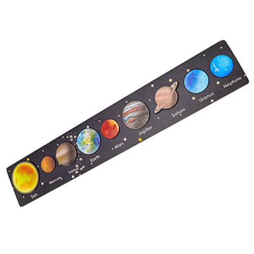 KOMBIUDA Spielzeug Baby Puzzle Planetensystem Matching Puzzle Für Frühkindliche Bildung Interaktive Lernspielzeuge Für Jungen Und Ädchen 8 Planeten Erkennungsspielzeug Planeten Puzzle von KOMBIUDA