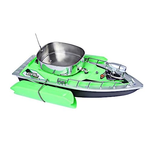 KOMBIUDA RC-Boot Angler ausrüstung angelboot ferngesteuerte Boote Fishing Boat Remote Control Boat anglerzubehör Köderfischboot Elektroboote für Kinder Futterboot RC Fischerboot Green von KOMBIUDA