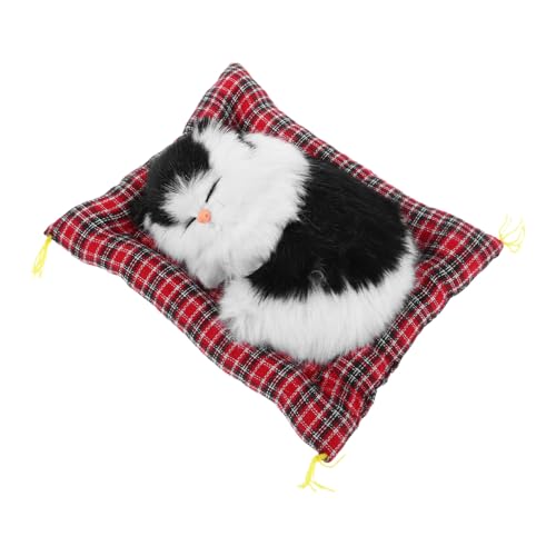 KOMBIUDA Realistische Schlafende Katzenfigur mit Sound Plüschkatze Kreativem Stoffkissen Vielseitige Deko für Wohn Schlafzimmer Geschenkidee für Katzenliebhaber KOMBIUDA Realistische Schlafende Katzenfigur mit Sound Plüschkatze Kreativem Stoffkissen Vielseitige Deko für Wohn Schlafzimmer Geschenkidee für Katzenliebhaber von KOMBIUDA