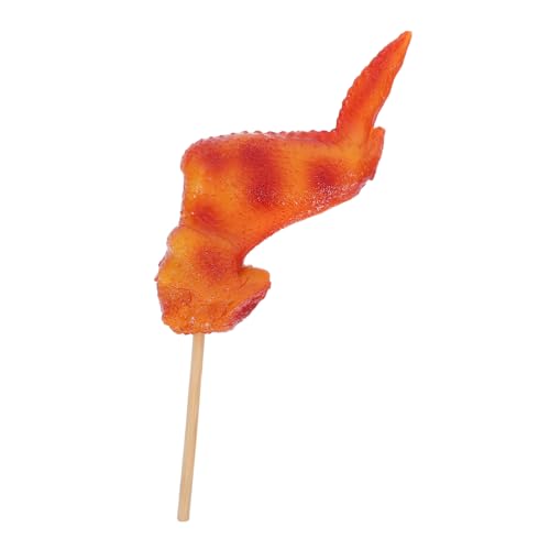 KOMBIUDA Realistisches Fake Hühnchenflügel Modell PVC Künstliche Gegrillte Hähnchenflügel mit Reisfüllung für Küchen Deko Theken Simulierte BBQ Attrappe für Menü Fotos Fenster Dekoration KOMBIUDA Realistisches Fake Hühnchenflügel Modell PVC Künstliche Gegrillte Hähnchenflügel mit Reisfüllung für Küchen Deko Theken Simulierte BBQ Attrappe für Menü Fotos Fenster Dekoration von KOMBIUDA