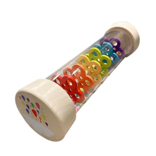 KOMBIUDA Babyspielzeug Regenstab Instrument Aus Kunststoff Holz Regengeräusch Spielzeug Regengeräusch Spielzeug Musikinstrumente Für Kinder Bunt Spielzeug Baby von KOMBIUDA