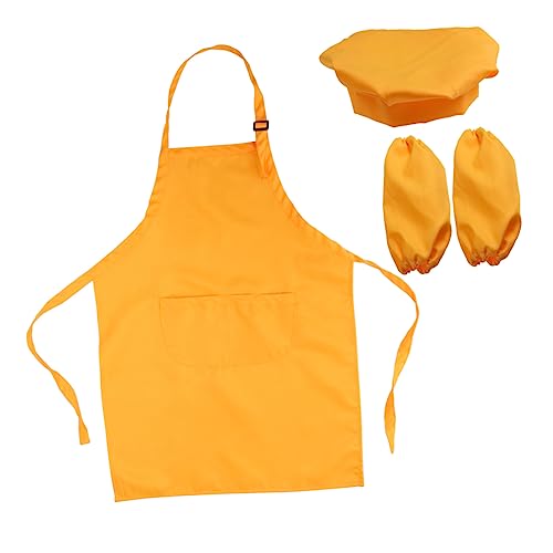 KOMBIUDA Satz Handschelle zum Kochen für Kinder Kinderkoch-Spielset Kinderschürze Kinder Kochen Ärmel von KOMBIUDA